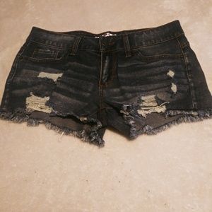 Cutoff Denim Shorts